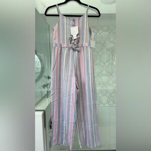 Haute Hippie Pastel Striped Jumpsuit